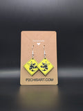 Hornet Earrings - Traditional Warning Sign