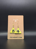 Hornet Earrings - Triangular Warning