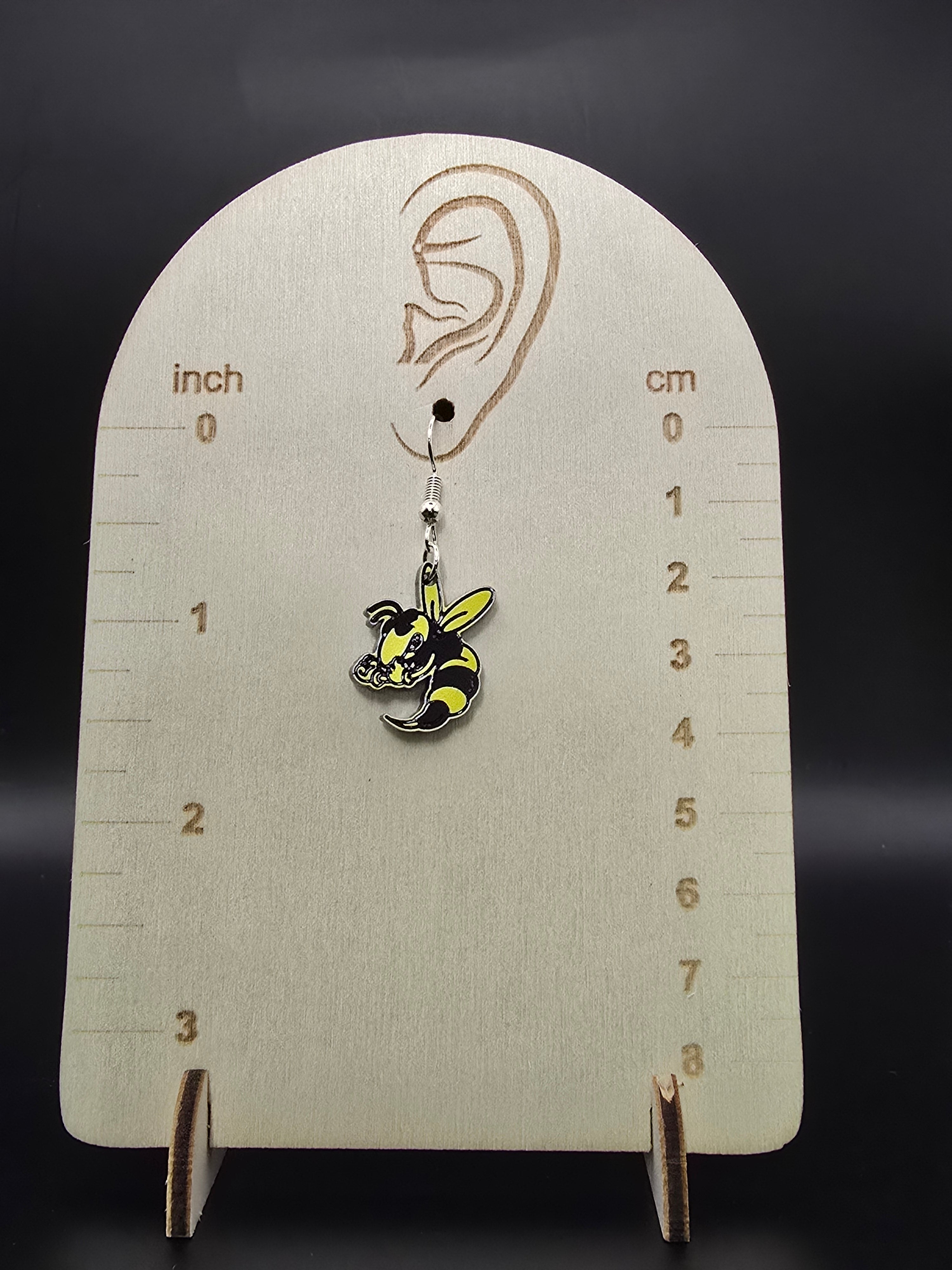 Hornet Earrings - Outlined